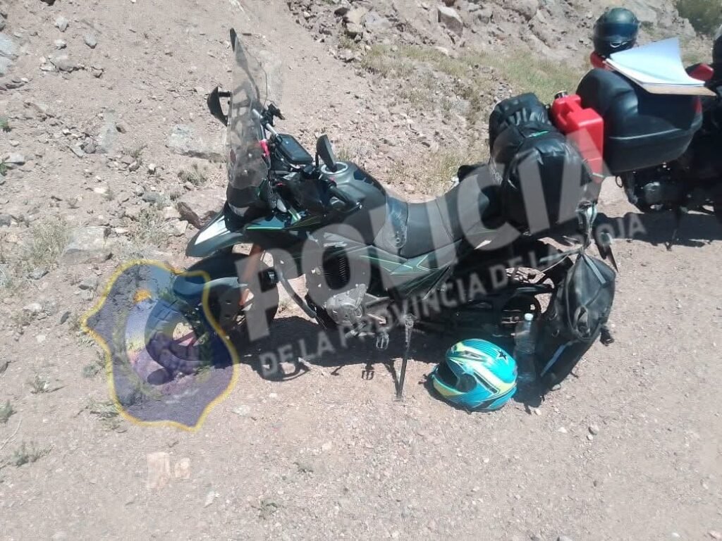 Motociclista fue hospitalizado tras caer del rodado en Villa Mazan FB IMG 1741256835679