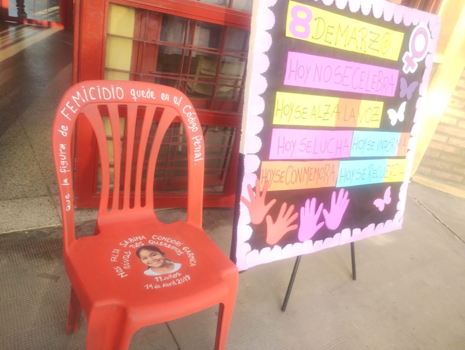 Homenajearon a Sabina Condorí en el marco del Día de la Mujer sabina