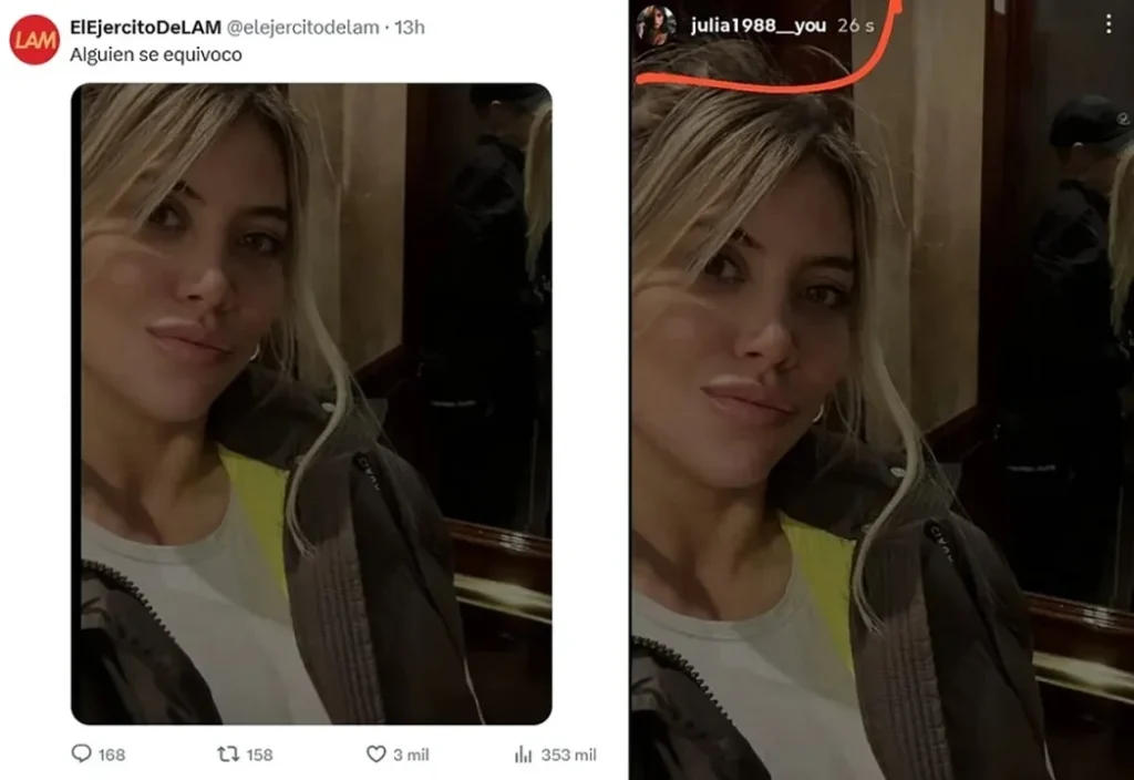 Wanda Nara en el ojo de la tormenta por un error en las redes sociales la dejó expuesta 1 720 2 2
