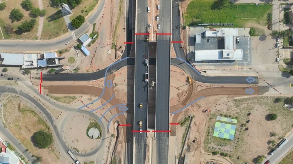 Habilitaron parcialmente el Distribuidor Vial Chacho Peñaloza en La Rioja 74448 1745812805