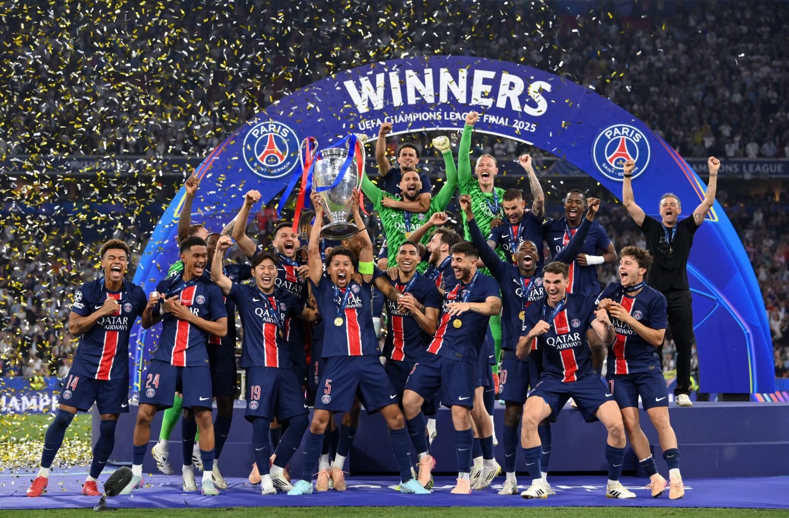 El PSG campeón de la Champions League tras aplastar al Inter de Milán 20250531 184811