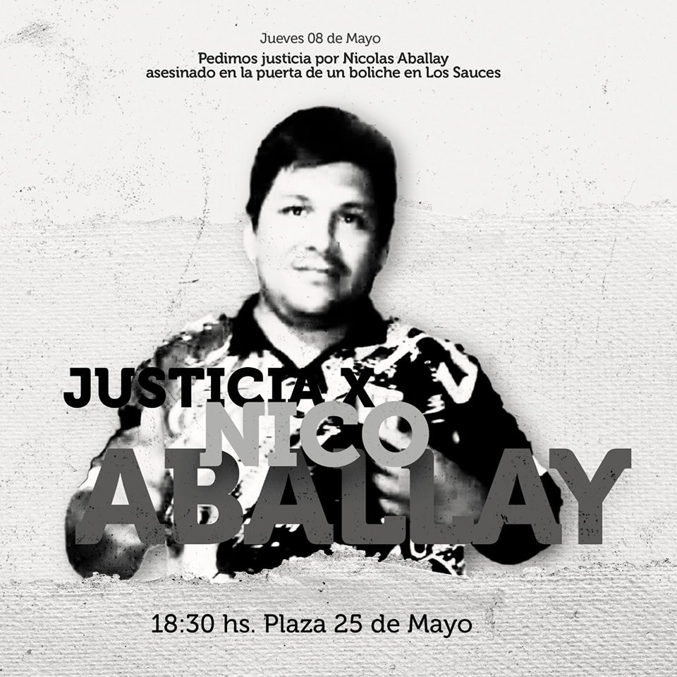 Convocan a una marcha en Capital, en reclamo de justicia por el crimen de Aballay en San Blas 1 495651376 992229526442225 5220596300843900214 n