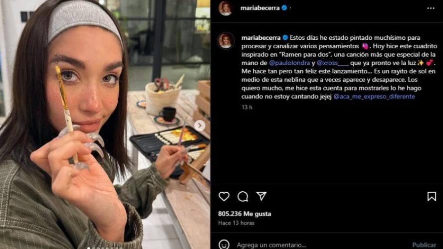 Maria Becerra tras el alta de su internación: “En medio de la neblina” 1 descarga