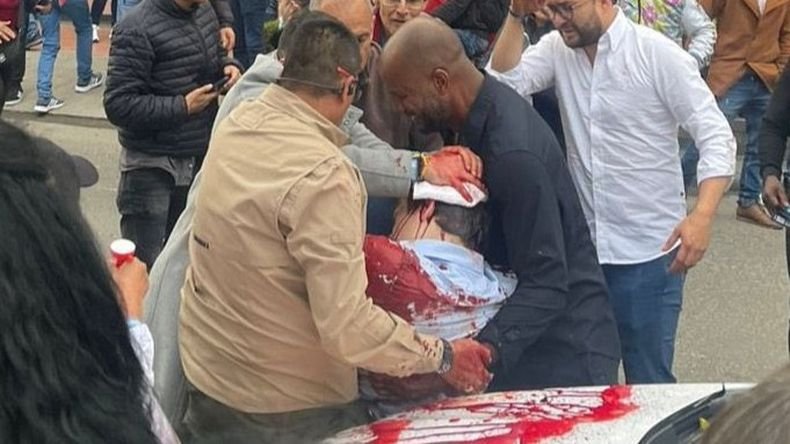 Atentado en Colombia: le disparan en la cabeza al precandidato presidencial Miguel Uribe migue uribe