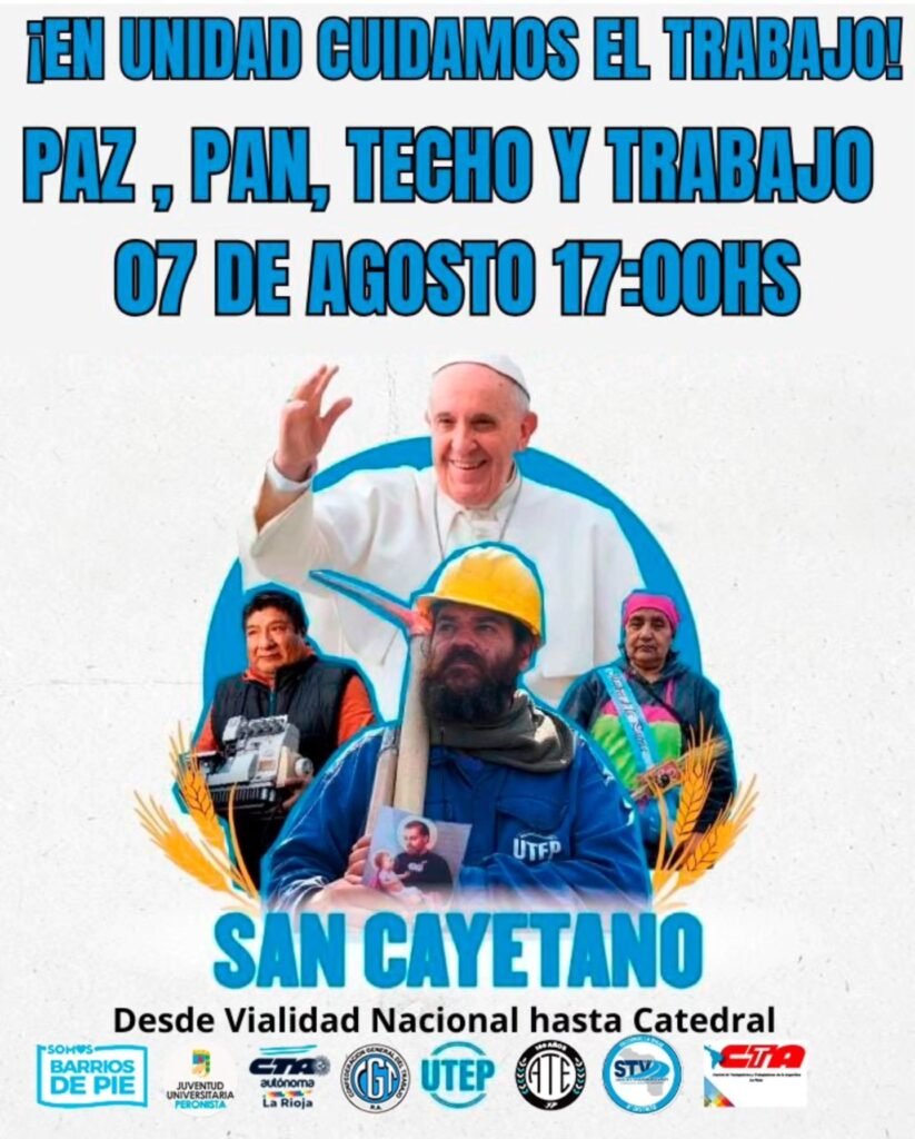 Día de San Cayetano, patrono del pan y del trabajo: miles de personas marcharán en el país 1 528187328 1198071489005807 2982212746783240196 n