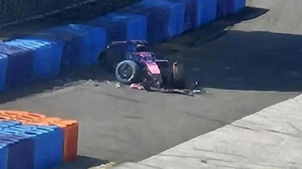 F1: Colapinto se accidentó en los ensayos de neumáticos 528318468 1280647240098219 6386586758340161772 n