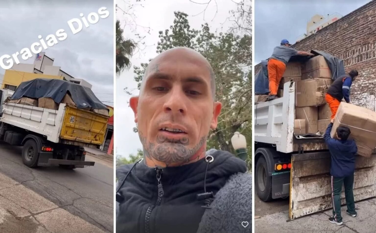 Ema Noir llevó sonrisas a concepción del Uruguay con un camión de juguetes kepersonajes