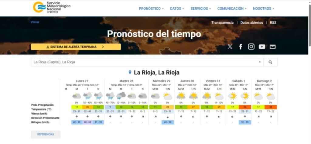 Con el ingreso de un frente frío, La Rioja registrará gran descenso de la temperatura 1 WhatsApp Image 2025 10 27 at 11.24.19 AM