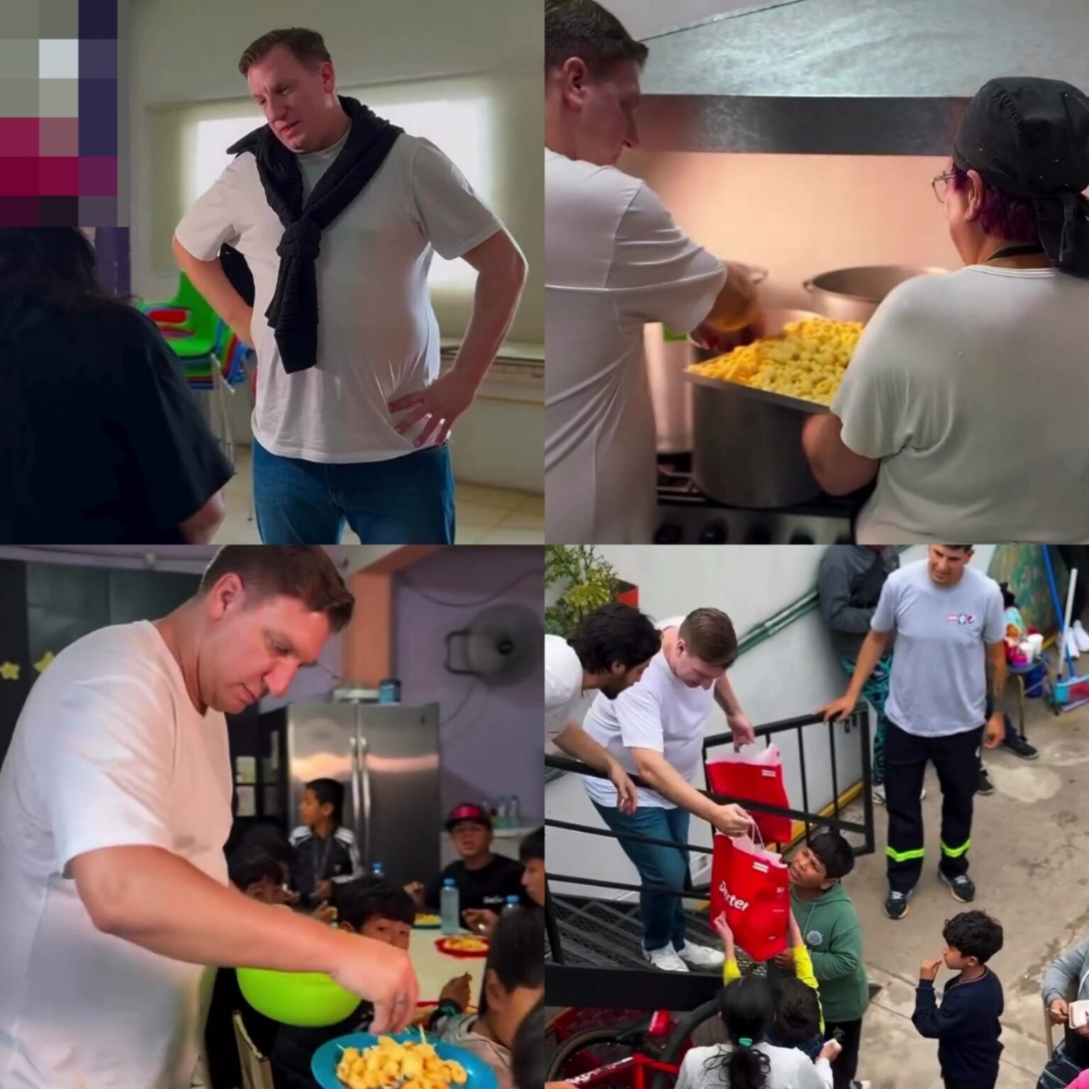 Maxi López pasó el fin de semana cocinando para niños de un comedor WhatsApp Image 2025 11 10 at 11.24.10 AM