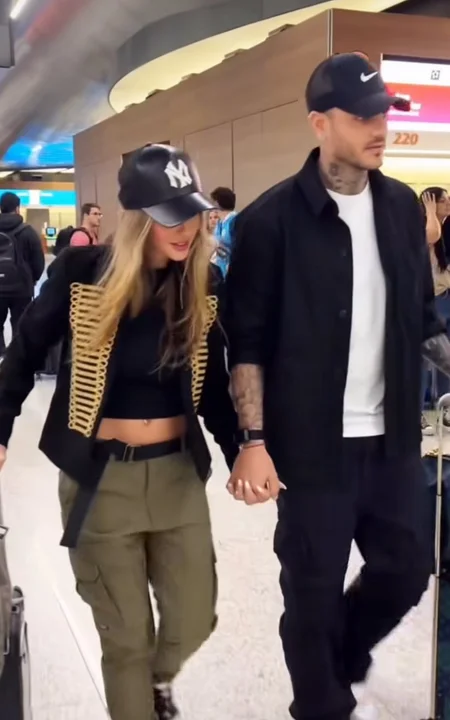 Icardi y la China Suárez volvieron solos a Turquía 1 icardi y china 1