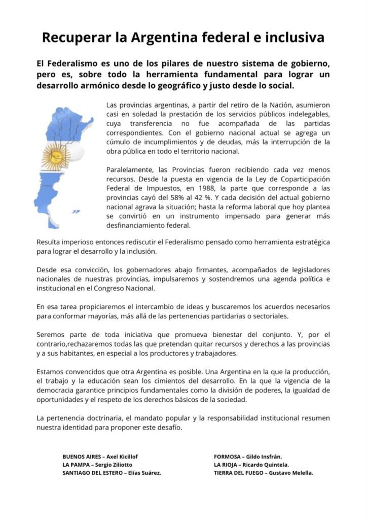 Gobernadores del PJ denunciaron el desfinanciamiento de las provincias 1 WhatsApp Image 2025 12 16 at 5.38.02 PM