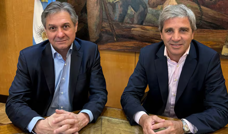 El segundo de Luis Caputo afirmó que «2026 será el mejor año de la economía en décadas» jose luis daza y luis caputo 1