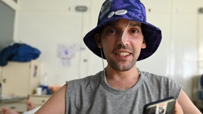 La familia de Pablo Grillo difundió un video en el que se observa la mejora del fotógrafo pablo grillo