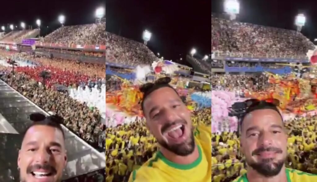 Ricky Martin sorprendió con su presencia en los carnavales en Río de Janeiro ricky martin telefe 69948d619134f