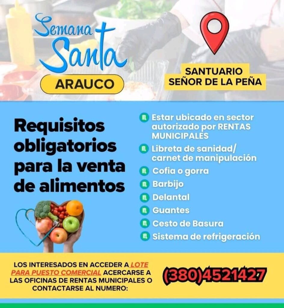Semana Santa: confirman requisitos para la venta de alimentos en el Señor de la Peña 1 658121783 1502225605244322 7708776841795009097 n