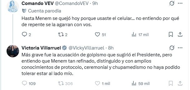 Villarruel apuntó contra Menem tras las críticas por el uso del celular 1 WhatsApp Image 2026 03 03 at 9.17.29 AM