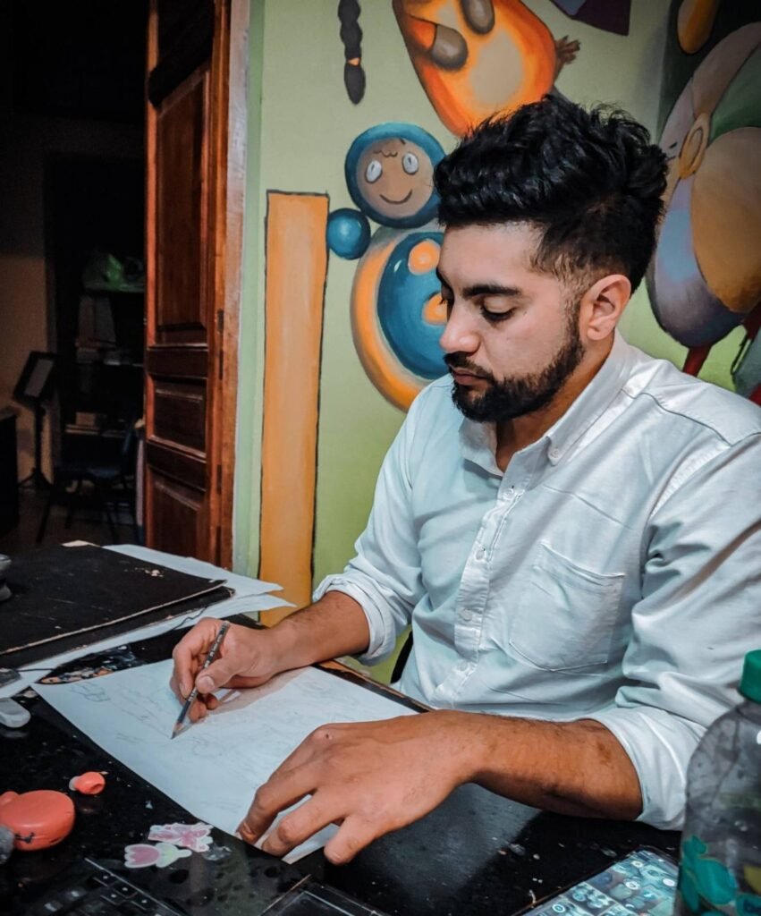 Facundo Palacios: artista plástico riojano en ascenso 1 670792740 27058517853731571 517764324906260469 n