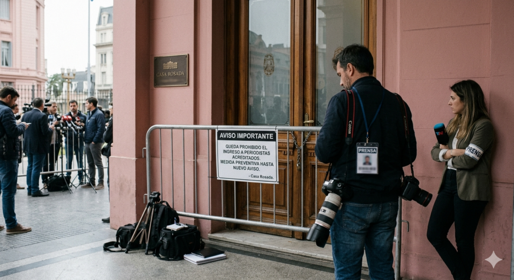 Casa Rosada periodismo