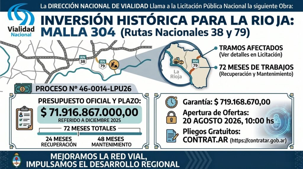 Vialidad Nacional anunció la licitación de una obra histórica de $71.900 millones para rutas clave de La Rioja 1 704367489 4468071093464813 2128865408442522522 n