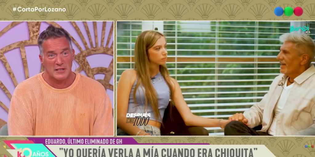 Eduardo Carrera vio a su hija Mía por primera vez por la tele: «Le voy a pedir perdón toda la vida» Eduardo Carrera