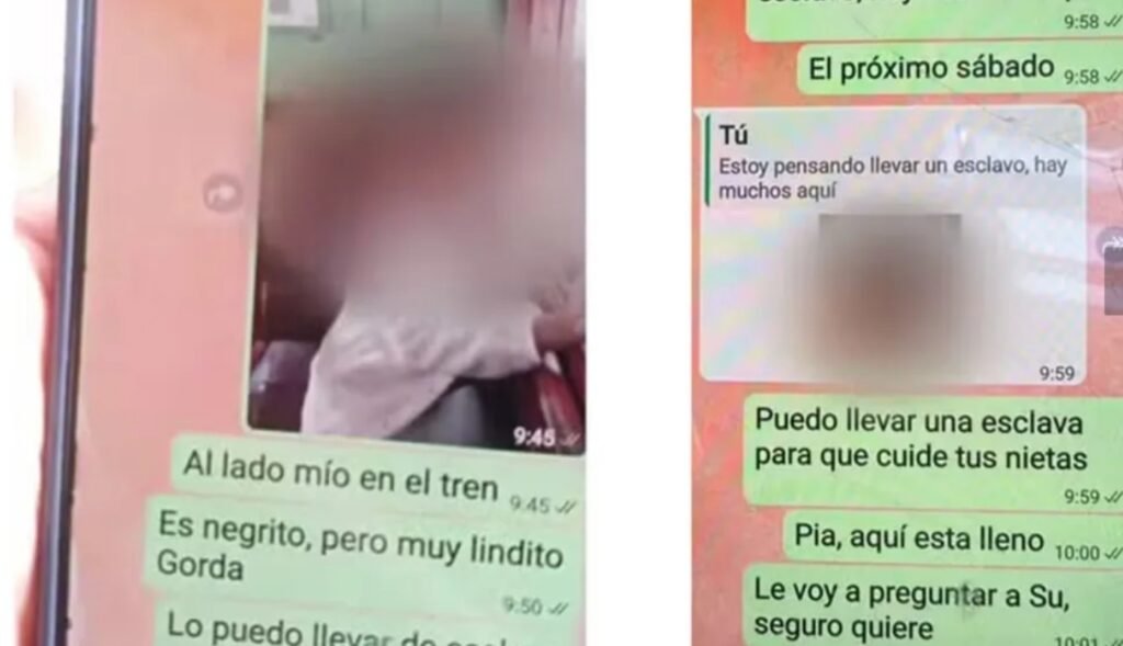 Nuevo argentino detenido por racismo en Brasil: los indignantes chats contra un niño de siete años RACISMO brasil telefe noticias 6a14a6a1c85c6