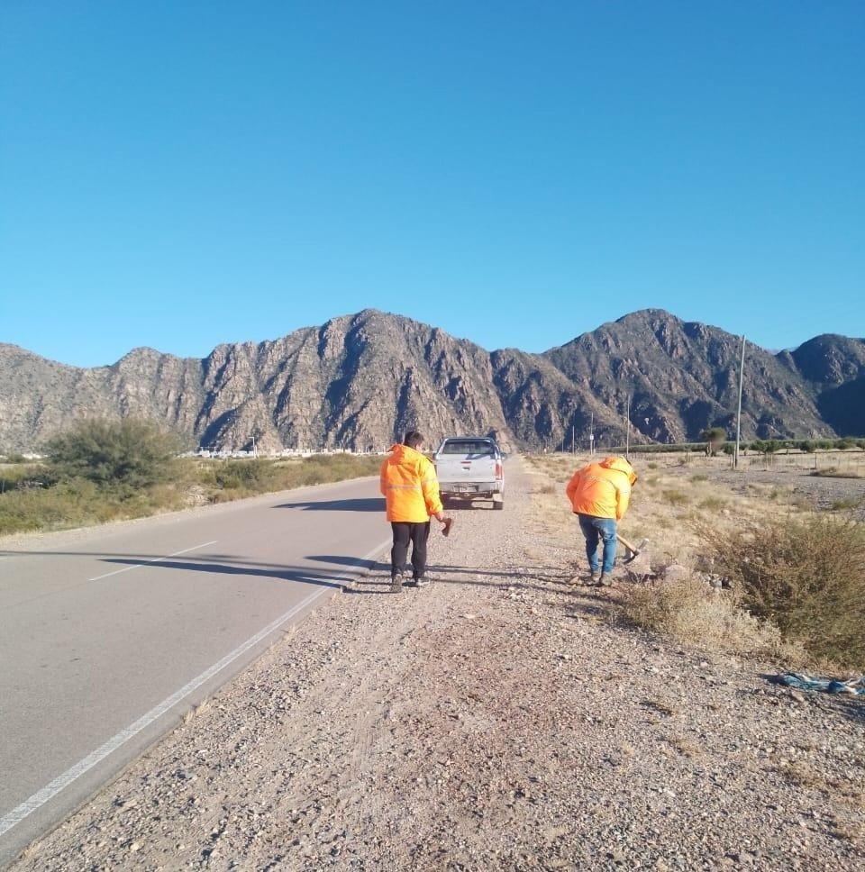 Vialidad Provincial continúa con tareas de mantenimiento y recuperación vial en toda la provincia WhatsApp Image 2026 05 26 at 10.56.57 AM