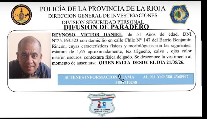 Buscan intensamente a un hombre desaparecido hace 7 días en el Barrio Benjamín Rincón 1 WhatsApp Image 2026 05 28 at 12.59.31 AM