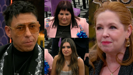 Yipio, Lola Tomaszeuski, Brian Sarmiento y Andrea del Boca volvieron a la casa de GH 1 gh si