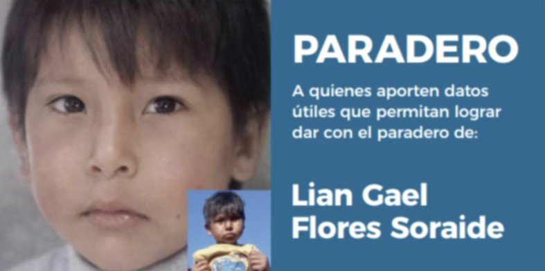 Caso Lian: actualizaron la imagen del niño desaparecido hace más de un año en Córdoba lian flores 6a158b6a10e53 1