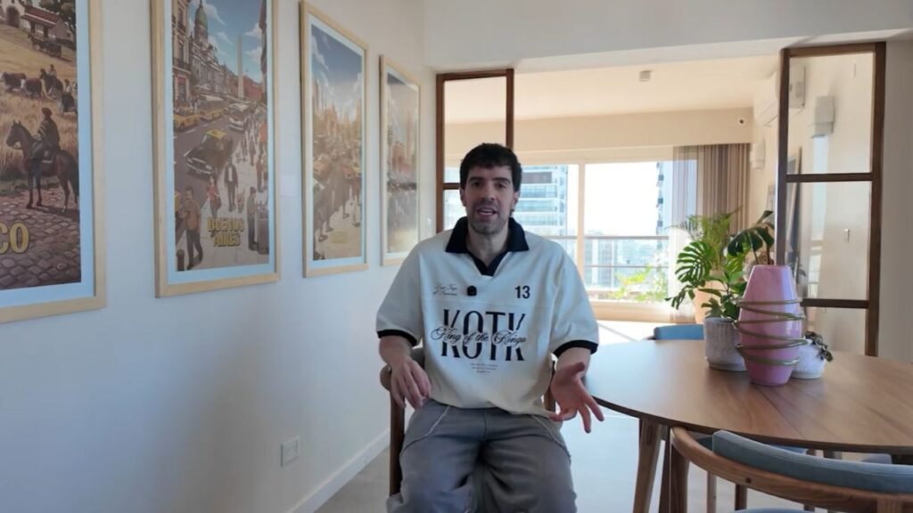 Cinco baños y dos comedores: así es el espectacular nuevo departamento de Martín Cirio en Belgrano 1 maritn cirio