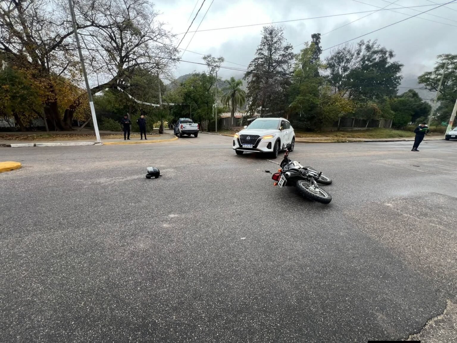 Motociclista sufrió lesiones graves tras un choque vehicular en La Quebrada 724153469 1549300933875278 7192057067241143112 n