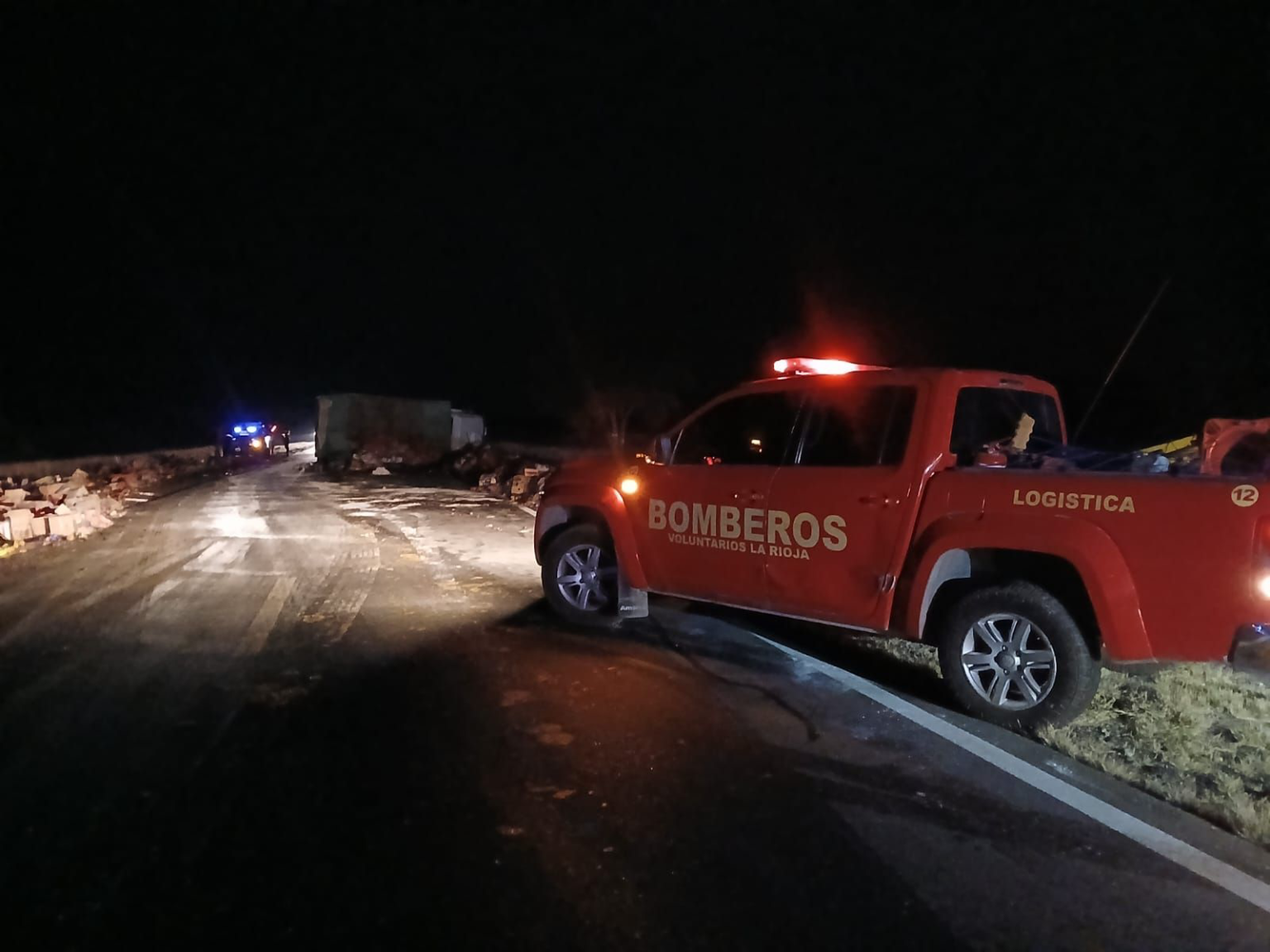 Vuelco de un camión en Ruta 38 dejó un herido y generó demoras en el tránsito IMG 2508