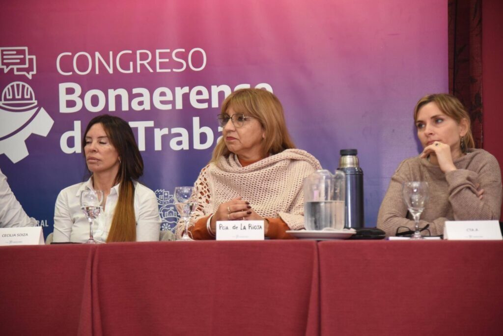 La Rioja dijo presente en el Congreso Bonaerense del Trabajo 1 myriam espinosa