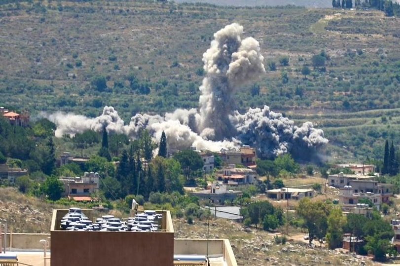Israel lanza ataques aéreos contra sur de Líbano y un dron sobrevuela suburbios de Beirut IMG 3498