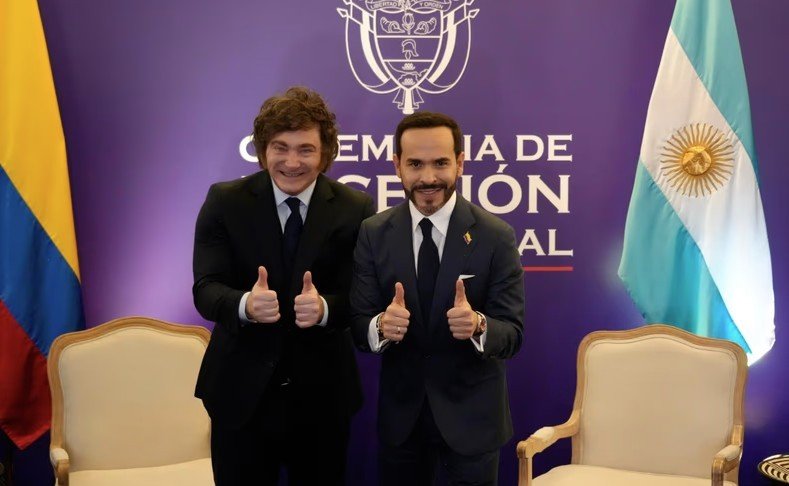 Milei se reunió en Colombia con Abelardo de la Espriella antes de su asunción presidencial Milei 2026 08 07 182557 6a764d81628ef