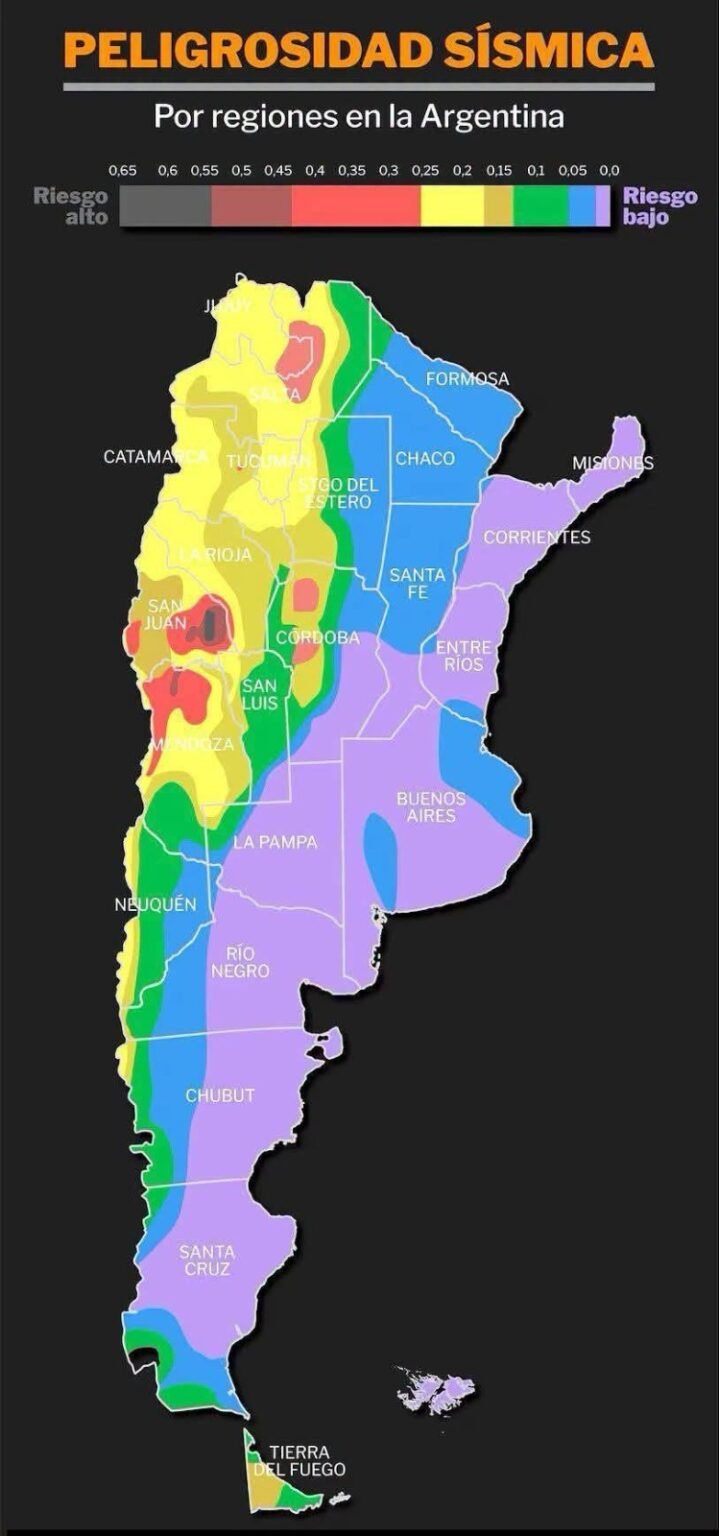 Peligrosidad sísmica en Argentina: La Rioja, entre las provincias con mayor riesgo y la diferencia clave con el impacto social WhatsApp Image 2026 08 11 at 10.15.30 AM