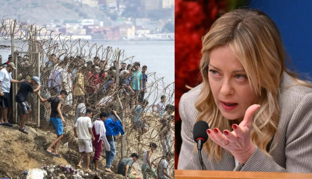 Ceuta: Italia suspendió temporalmente la libre circulación con España migrantes ceuta italia meloni 6a6d32d2d4668