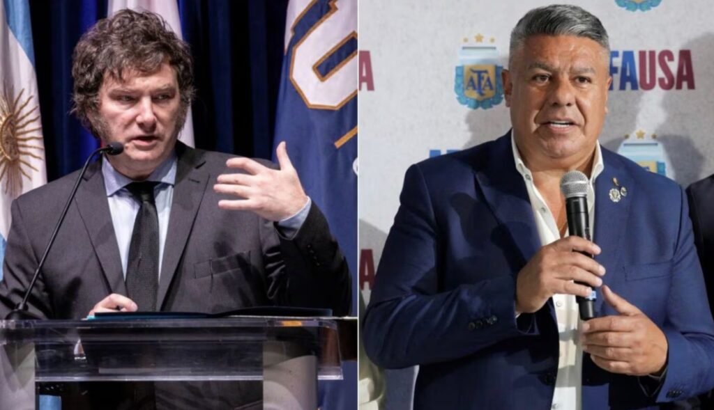 Milei contra el «Chiqui» Tapia: «Hubo cosas en el manejo de la AFA que no me gustaron” milei y tapia 2026 08 04 162050 6a723c63e9f51