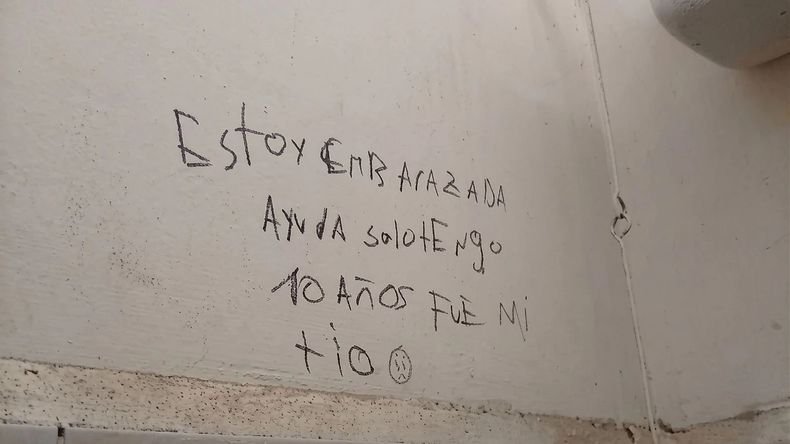 «Estoy embarazada, fue mi tío»: el mensaje en el baño de una escuela que destapó otro caso de abuso sexual IMG 6070