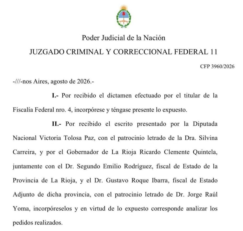 Lijo ordena medidas de prueba por fondos de obras viales e instrucción de fideicomisos en La Rioja 1 WhatsApp Image 2026 09 10 at 7.51.08 AM