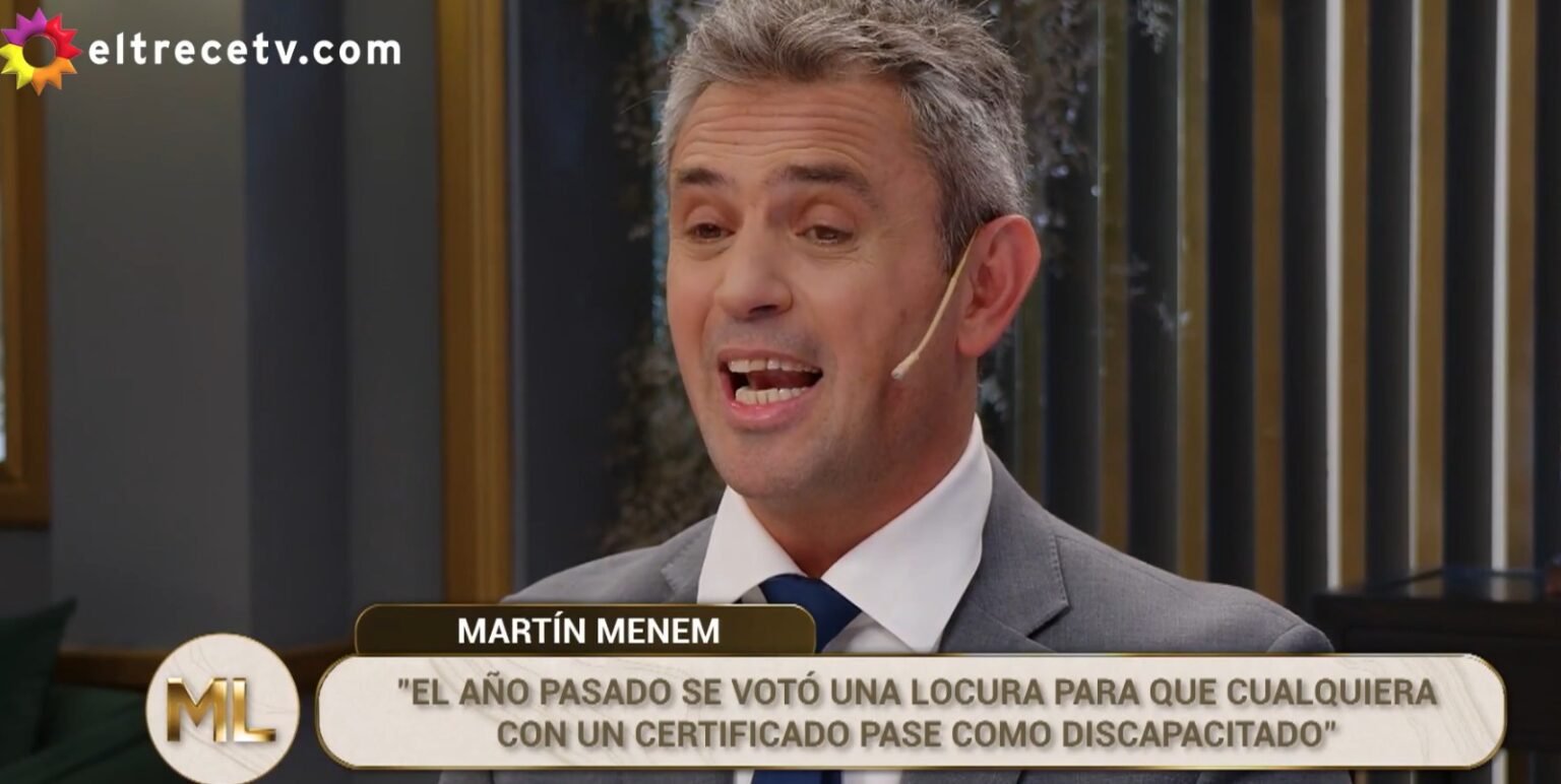 Tenso cruce entre Martín Menem y Guillermo Pfening en La noche de Mirtha: “Yo tengo un hermano con discapacidad” WhatsApp Image 2026 09 21 at 8.40.51 AM